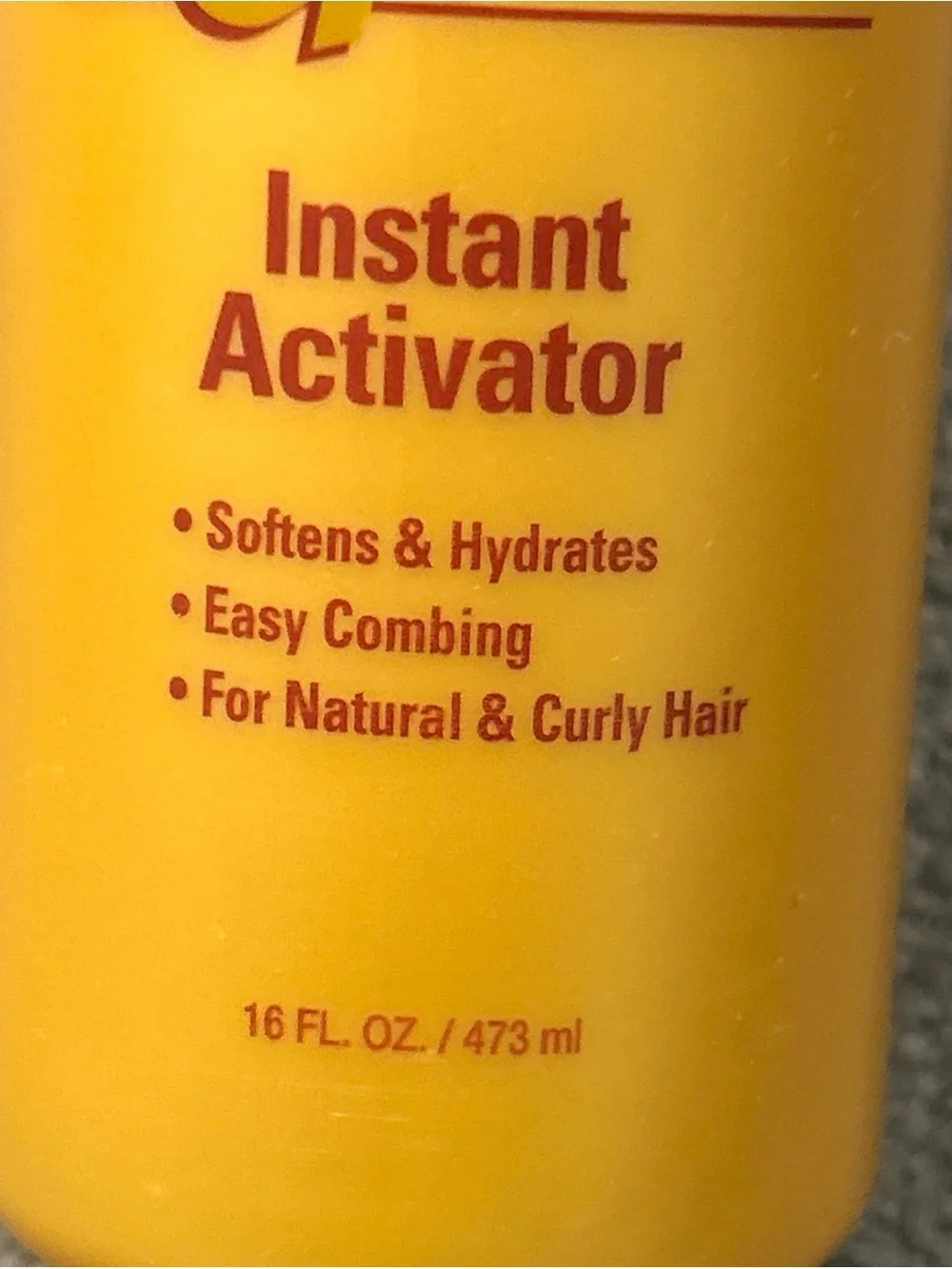 X2 SoftSheen Carson Care Free Curl Gold Hair Instant Activator 16oz